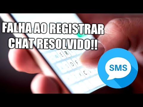 falha ao registrar serviço de mensagem chat samsung