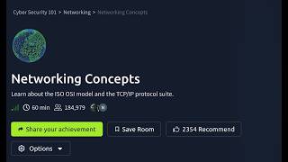 Famous Networking Concept, Cybersecurity101, Tryhackme #day2 Profile