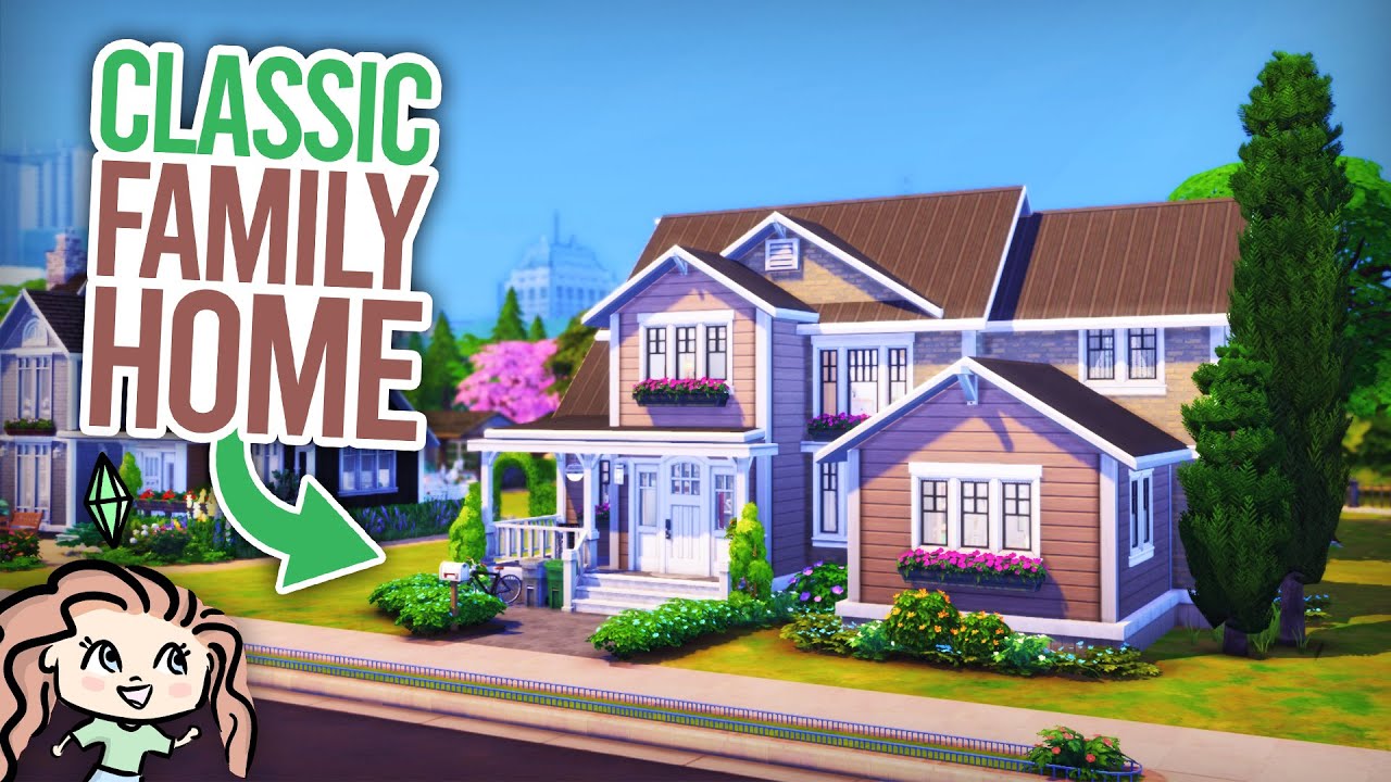 CLASSIC FAMILY HOME! || THE SIMS 4 SPEED BUILD 🏡