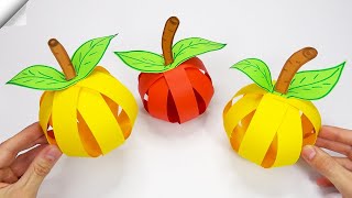 3d paper apple | Easy paper crafts screenshot 2