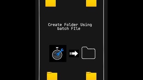 Current Date Folder creation using batch File | #windows #windowstricks #batchscript