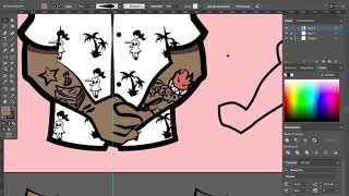 Como dibujar Tatuajes Tutorial Adobe Ilustrador screenshot 2