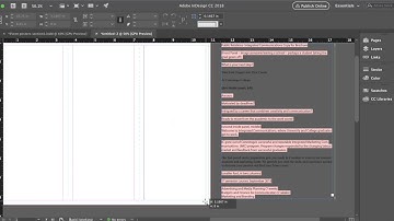 Tri fold Brochure 1of5 InDesign TUTORIAL