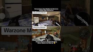 Comparison Cod Mobile Vs Warzone Mobile Map Nuketown 🙂