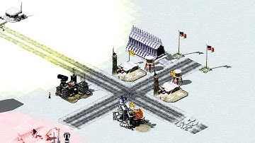 Red Alert 2 Cncnet | Arctic Circle With Brutal AI Option | (7 vs 1)