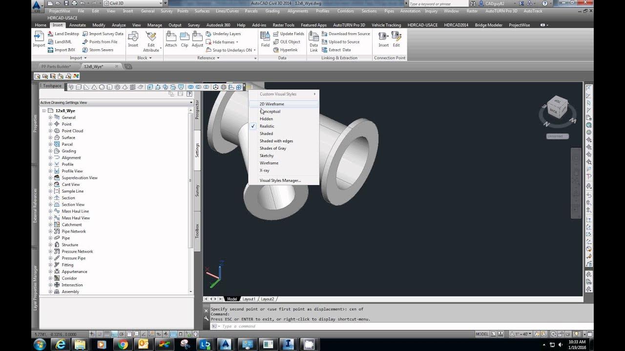Pressure Pipe Part Creation in Civil 3D YouTube