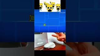 Homer Let The Barts Out VS 5 Spike Jump in Geometry Dash! #shorts