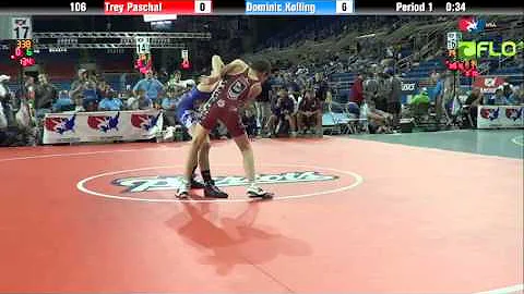 Cadet 106 - Trey Paschal (Georgia) vs. Dominic Kol...