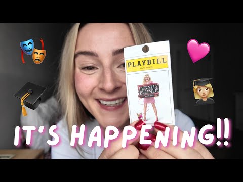 vlog: prepare for LEGALLY BLONDE with me🤭