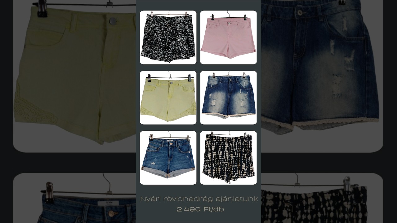 Nyári akció akár 60% kedvezmény! - használt ruha és bizsu 