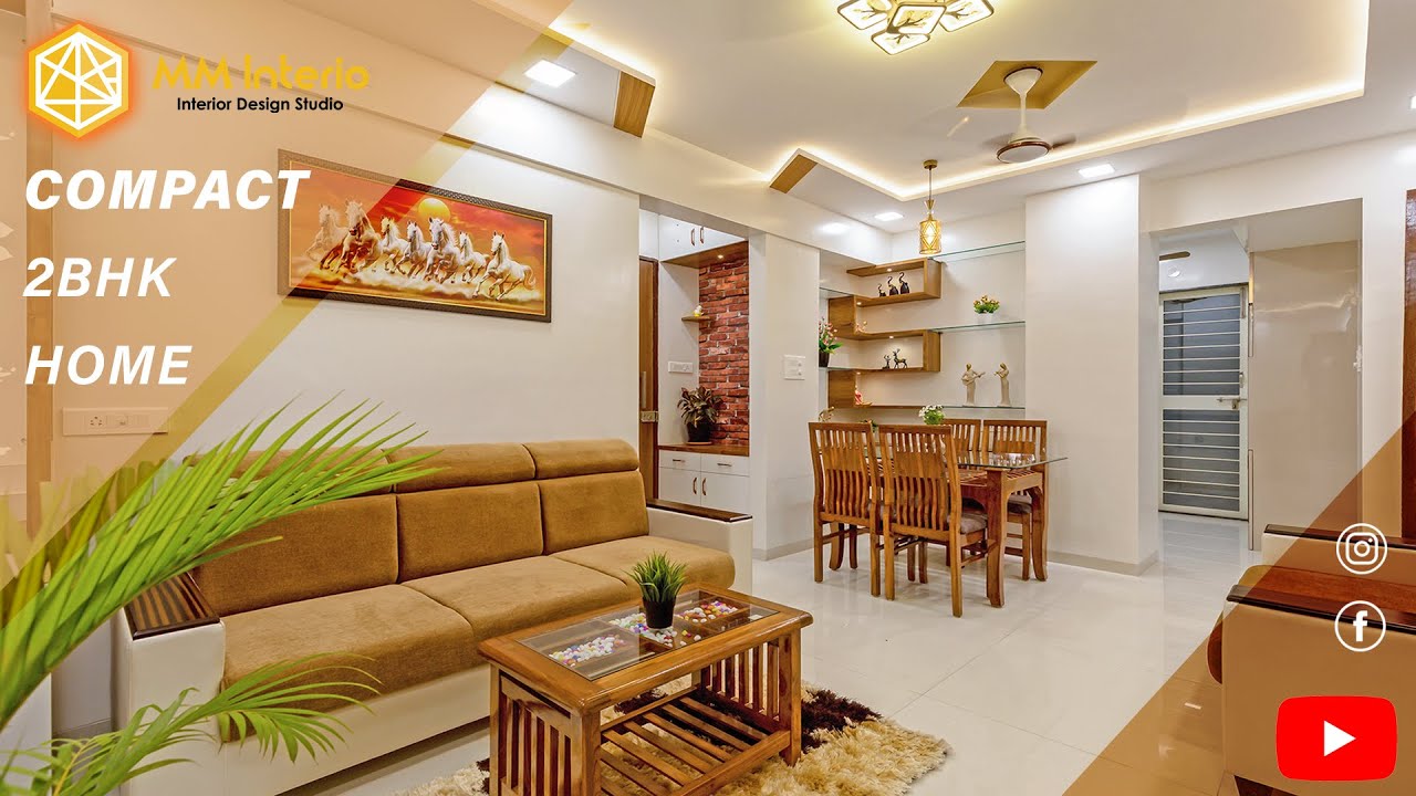 Compact 2BHK Home with Ample Storage | Interior Design Ideas | Pune ...