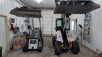 BOBCAT MT100 & L28 LOADER COMPARISON!! WHICH IS BETTER??? WATCH TIL END TO FIND OUT!!!