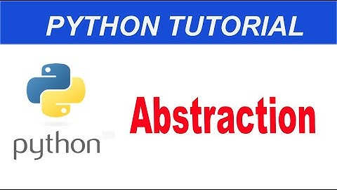 Abstraction in Python#43 || What is Abstraction ||Python Complete Course in Urdu/Hindi