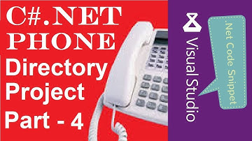 phone directory project csharp: part 4