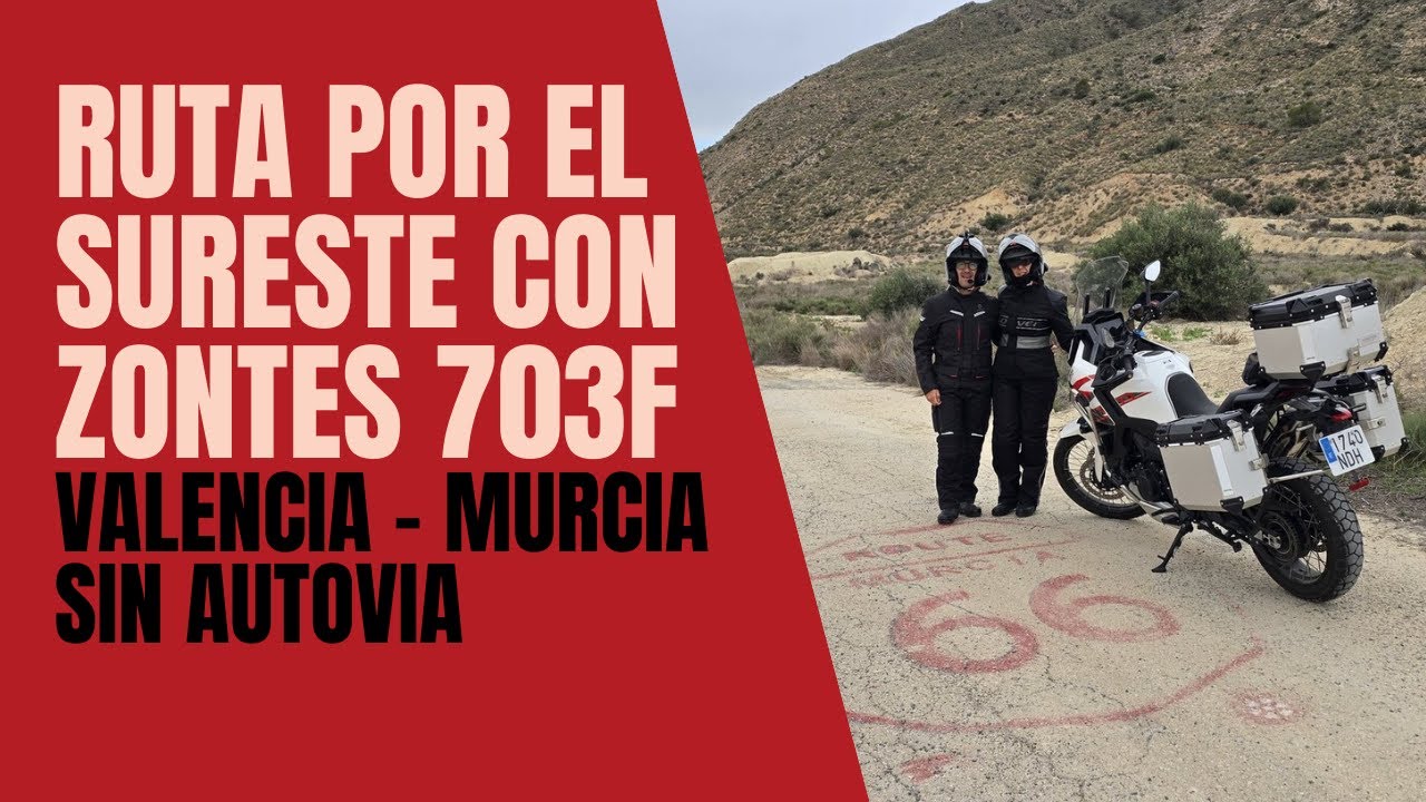 Recorrí 1000km en MOTO por España en 3 DÍAS | Esto fue INCREÍBLE Zontes 703F
