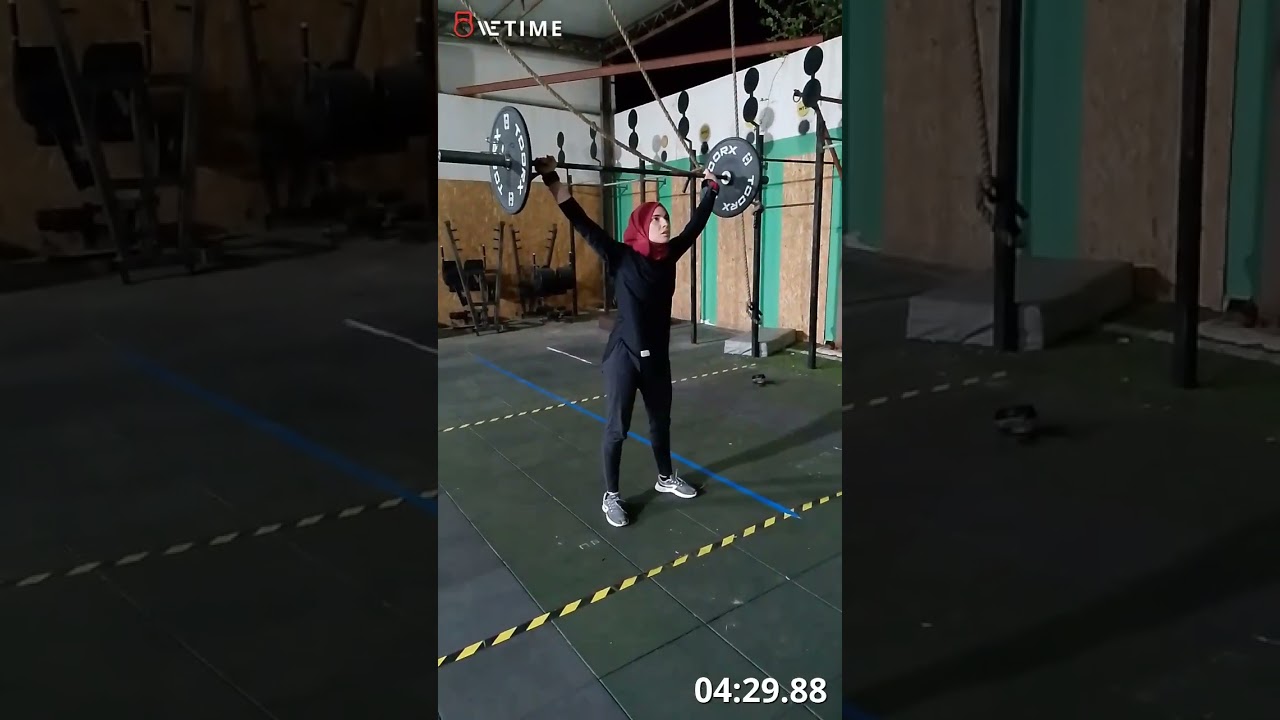 Amina Ayachi, qualification Carthage throwdown, scaled 18-35, Workout 3