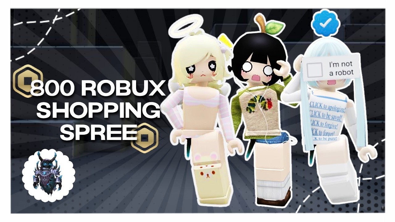 800 Robux Shopping Spree! 𐔌՞. .՞𐦯 - YouTube