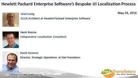 HP Enterprise Software’s Bespoke UI Localization Process