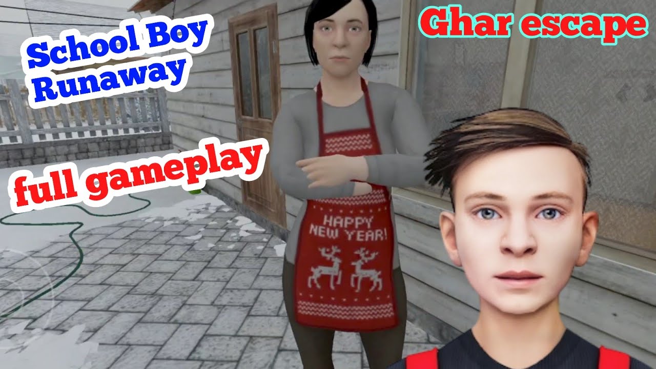 School Boy Runaway Stealth Gameplay 😱 | Dad Se Bachkar Escape