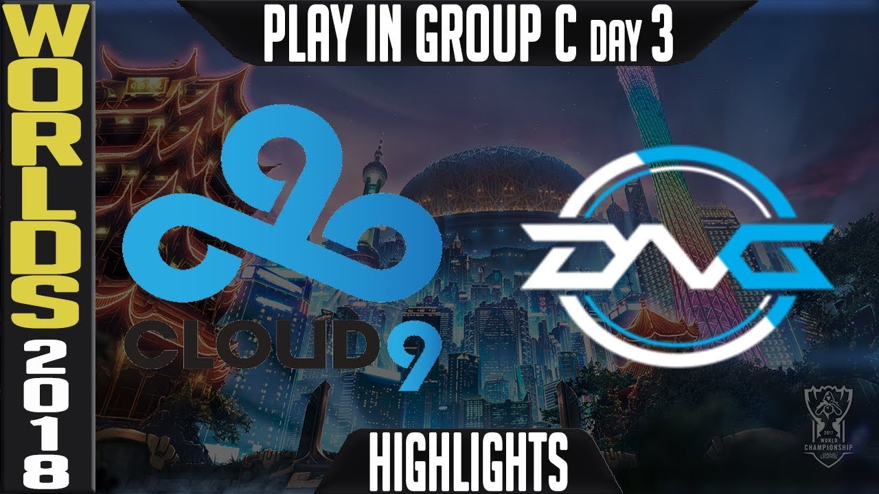 C9 vs DFM Highlights | Worlds 2018 Play In Day 3 Group C  | Cloud9 vs Detonation FocusMe