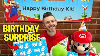 Opening Surprise Nintendo-themed Birthday Gifts *Happy Birthday Kit!*