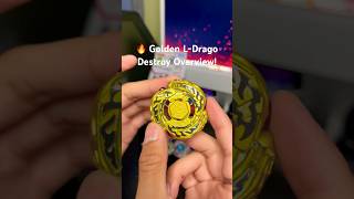 🔥 L-Drago Destroy (Gold Armor ver.) Quick Review! (Midfake) #beyblademetalfight