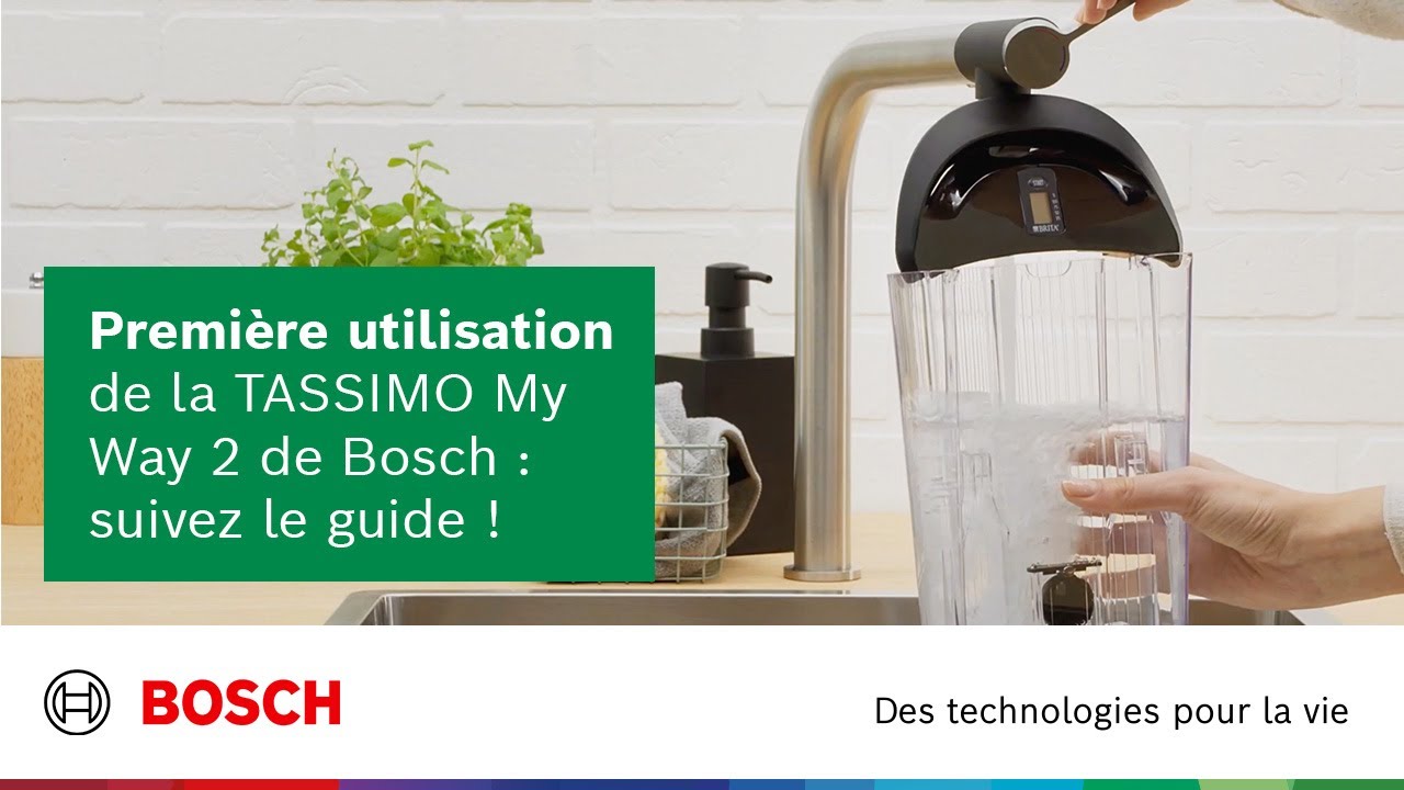 Première utilisation de la TASSIMO My Way 2 de Bosch : suivez le guide