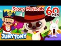 Best Story Musicals for Kids | Plus Over 1 Hours of Fairy Tales and Bedtime Stories  | JunyTony