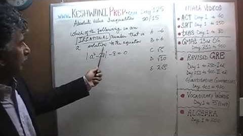 Absolute Value Inequalities 10/15, Day 125, Basic Math for GRE, GMAT, TEAS, SAT, ACT Prep Tutor