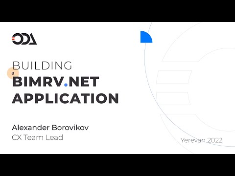 Building a BimRv.NET application