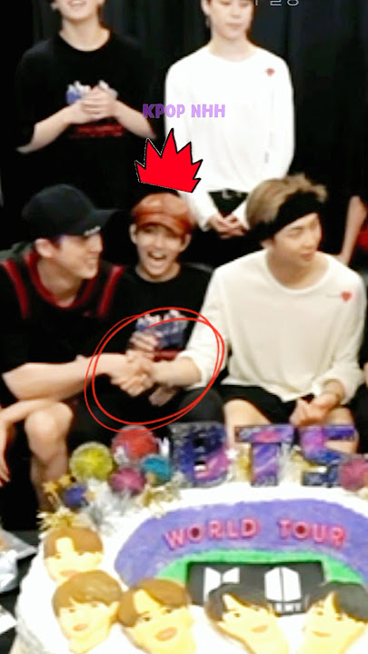 When Jin Accidentally Touched The Icing On The Cake And Then Handshaked With RM 😂 shorts #jin #bts
