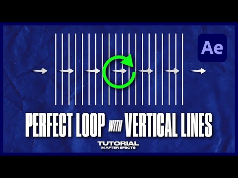 INFINITE LOOP with VERTICAL LINES in After Effects | In Fair Light