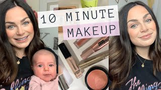 My GO TO MOM Makeup | Quick and Simple featuring my baby!