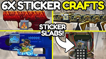 BEST Sticker Slab Combos in CS2 (NEW 6x Sticker Crafts Update)