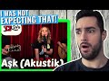 She does not inhale...SERTAB ERENER - AŞK (Akustik)║REACTION!