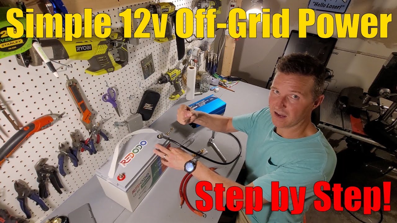 Step by Step on How to setup a Simple 12v Off-Grid Power Solution ...