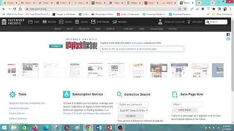 How to access old web pages with Internet Archive Wayback Machine