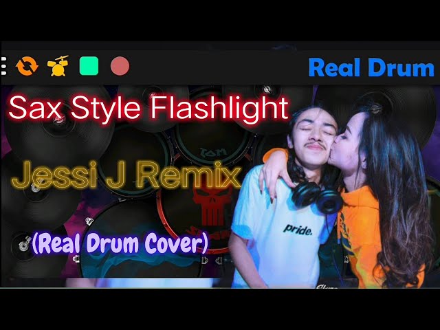 DJ TERBARU 2020✨Style Flashlight Jessi J Remix Tiktok | Real Drum Cover class=