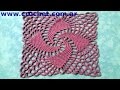 Motivo N° 8 en tejido crochet tutorial paso a paso.