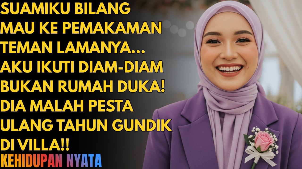 SUAMIKU BILANG KE PEMAKAMAN… TAPI AKU IKUTI DIAM-DIAM, DAN YANG KULIHAT MEMBUAT DUNIAKU HANCUR