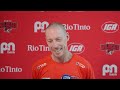 John Rillie Press Conference - 9 Oct 26