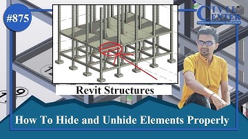 Revit Structures Tutorial || How to Hide and Unhide any Element Properly