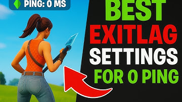 How PROS Get 0 PING & 0 DELAY in Fortnite | BEST ExitLag Settings For  Chapter 7
