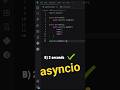 Can You Guess the Output Time? 🐍 Python asyncio Challenge