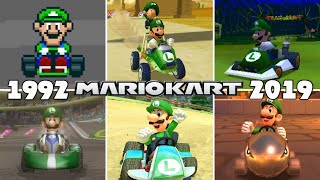 Evolution Of Luigi In Mario Kart Games [1992-2019]