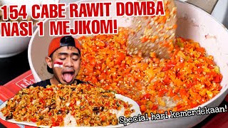 PERJUANGAN MUKBANG NASI SAMBEL 154  CABE RAWIT!