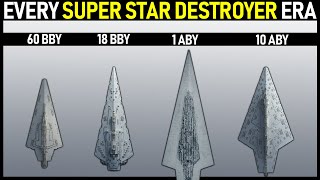 EVERY Era of Super Star Destroyer and Dreadnought (Star Wars Legends)