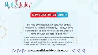 Math Practice Problem Grade 2 Question 220
