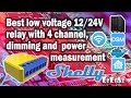 29 ShellyRGBW2 réle 12/24V üzemelési feszültséggel színes LED vagy 4 fehér LED vezérlésére