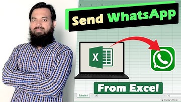 How To Send WhatsApp Message From Microsoft Excel | Easiest way
